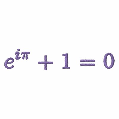 Basic T-Shirt: Euler's identity small. cobblestone by dantopa