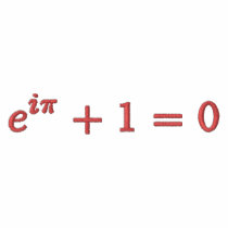 Basic T-Shirt: Euler's identity small, red