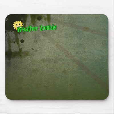 Basic Weather Zombie Mouse Pad by WeatherZombie