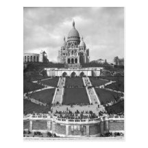 Basilica of Sacre-Coeur, Montmartre, 1876-1910 Postcard