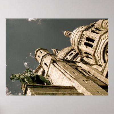 Basilique du Sacré-Cœur Poster by steph9668