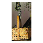 Basket and Drying Herbs Picture Card