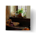 Basket and Plants by Window