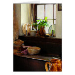 Basket and Plants by Window
