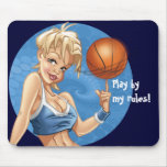 Basket ball Girl mousepads