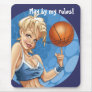 Basket Gir Pin-up Mousepad