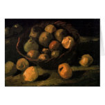 Basket of Apples by Vincent van Gogh Greeting Card
