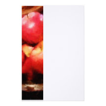 Basket of Apples in Kitchen Stationery Design