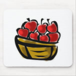 Basket of Apples Mousepads
