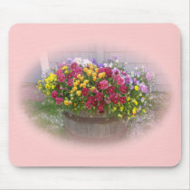Basket of Blossoms Mouse Pads