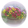 Basket of Blossoms Round Stickers