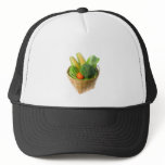 Basket of vegetables hats