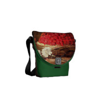 Basket of Wild Strawberries by Jean Simeon Chardin Courier Bags
