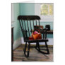 Basket of Yarn on Rocking Chair
