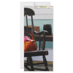 Basket of Yarn on Rocking Chair rack cards