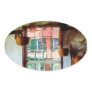 Basket Shop Oval Stickers