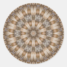 Basket Weave Mandala • Sticker