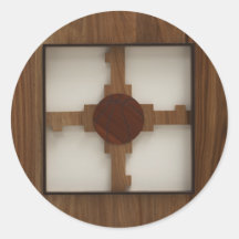Basketball #1 Centre Feature gifts Round Stickers