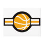 basketball airstripe post card