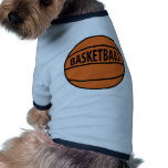 basketball ball doggie shirt