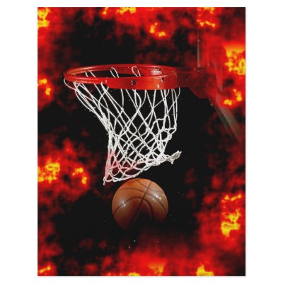 Basketball Ball & Net Flyer by made_in_atlantis