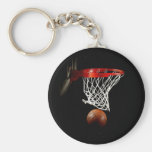 Basketball Ball & Net Key Chains