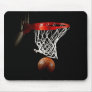 Basketball Ball & Net Mousepads