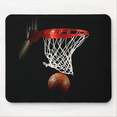 Basketball Ball & Net Mousepads by made_in_atlantis