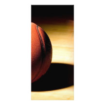 Basketball Ball Personalized Rack Card
