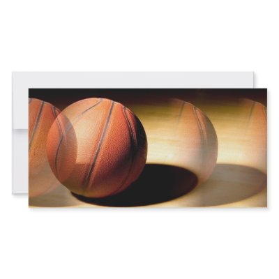 Basketball Ball Photo Card Template by made_in_atlantis