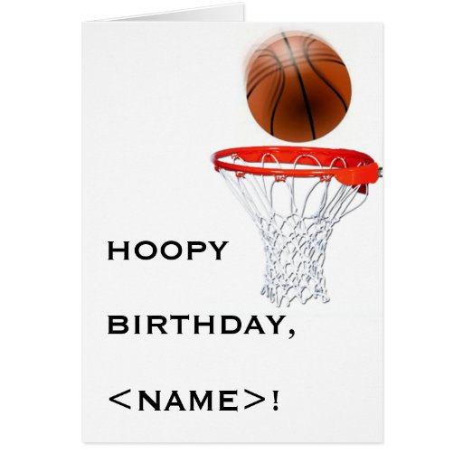 Basketball Birthday Cards, Photo Card Templates, Invitations &amp; More