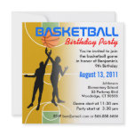 Basketball Birthday Party Invitation 1