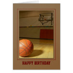Basketball- Birthday Thank You Any Use Greeting Card