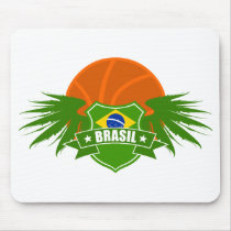 Basketball Brasil Mauspad