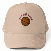 Basketball - Brown/Pink Trucker Hat
