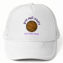 Basketball - Brown/Purple Hat