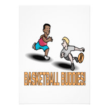 Basketball Buddies Personalised Invites