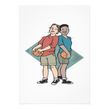 Basketball Buddies Personalized Announcement