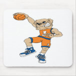 Basketball-Bulldog Mouse Pad