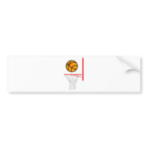 Basketball Bumper Sticker