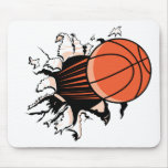 Basketball Burst Mouse Pads