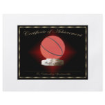 Basketball Certificate of Achievement flyers