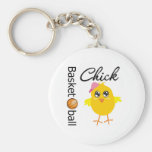 Basketball Chick Keychain
