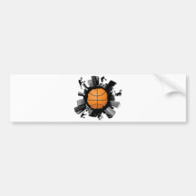 Basketball City Bumper Stickers