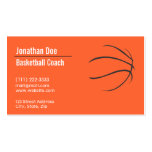 Basketball Coach Business Card