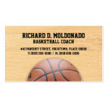Basketball Coach Business Card Templates