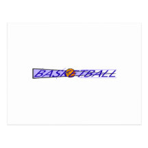 Basketball Court Logo Post Card