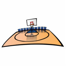 Basketball Court Photo Cut Outs
