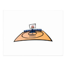 Basketball Court Post Card