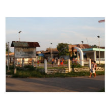 Basketball court postcards